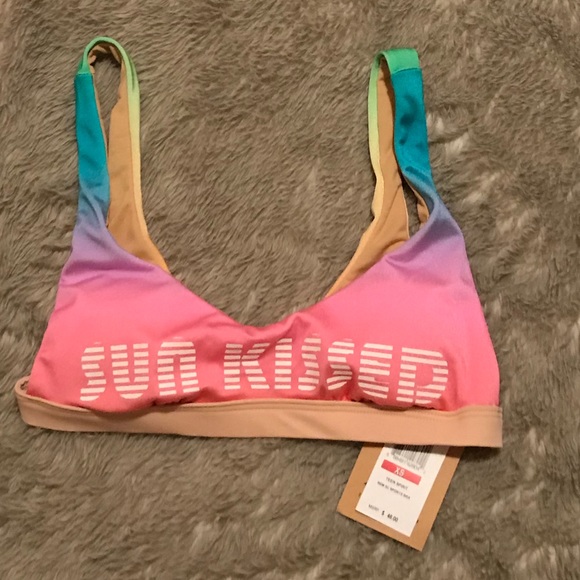 NWT Sun kissed ombré swimsuit 2 piece size xs reef - Picture 2 of 7